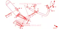 SILENCIEUX D'ECHAPPEMENT pour Honda CBR 250 R 2015