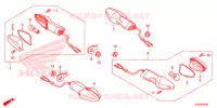 CLIGNOTANT pour Honda CBR 250 R 2015