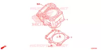 CYLINDRE pour Honda CBR 250 R 2015