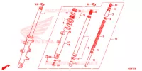 FOURCHE pour Honda CBR 250 R 2015