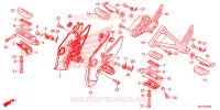 REPOSE PIED pour Honda CBR 500 R 2015