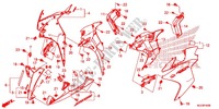 CARENAGES LATERAUX AVANT pour Honda CBR 500 R RED 2015