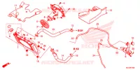 RADIATEUR pour Honda CBR 500 R RED 2015