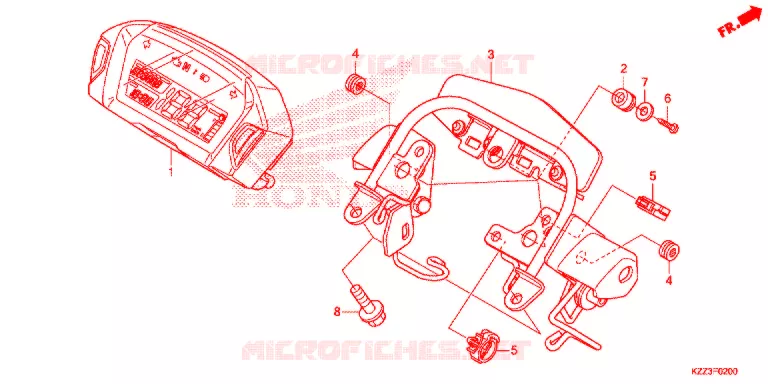 COMPTEUR Honda MOTO 250 CRF 2015  CRF250LF