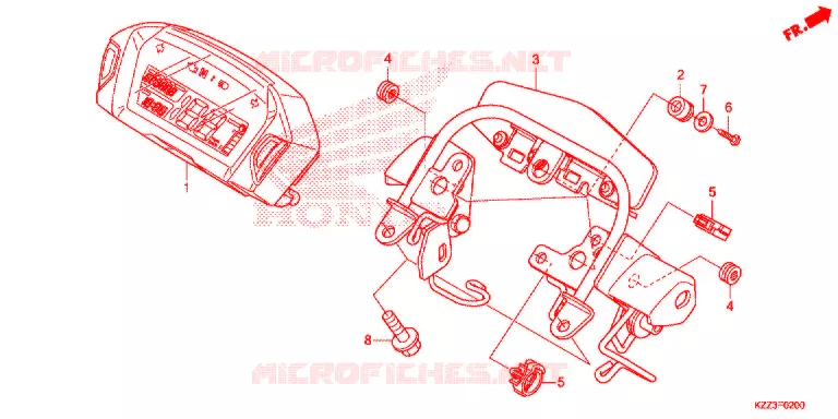 COMPTEUR Honda MOTO 250 CRF 2015  CRF250LF