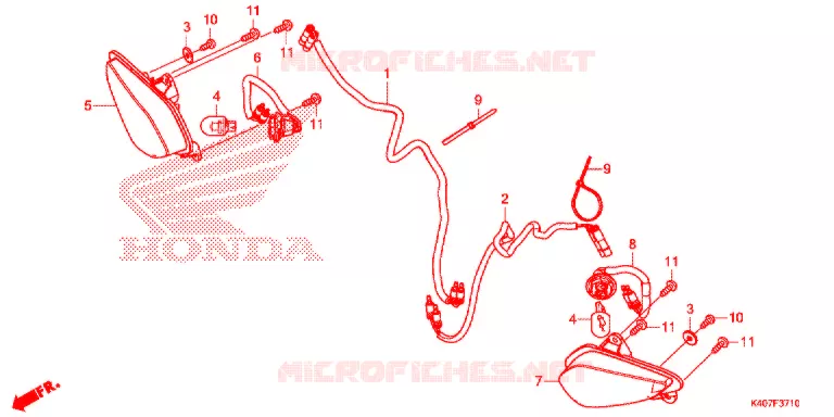 CLIGNOTANT AVANT Honda SCOOTER 125 FORZA 2015  NSS125ADF