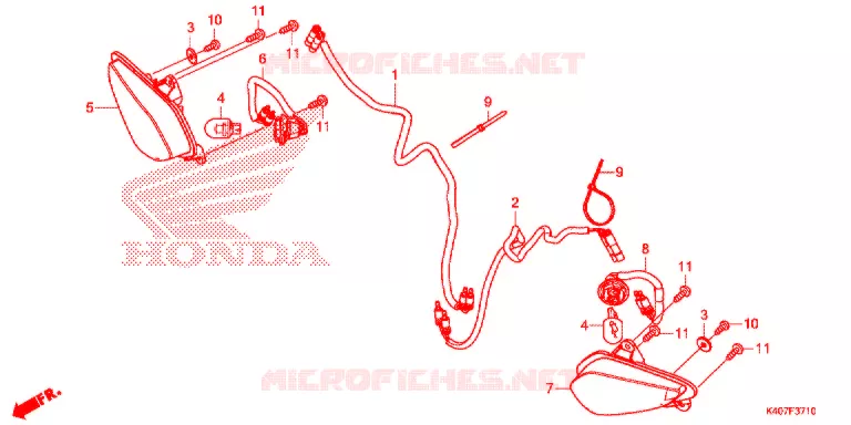 CLIGNOTANT AVANT Honda SCOOTER 125 FORZA 2016  NSS125ADF