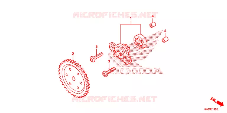 POMPE A HUILE Honda SCOOTER 125 FORZA 2016  NSS125ADF
