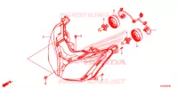 PHARE pour Honda FORZA 300 2015