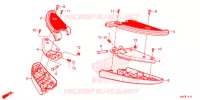 REPOSE PIED pour Honda FORZA 300 2015