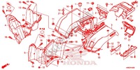 GARDE BOUE ARRIERE pour Honda FOURTRAX 500 FOREMAN RUBICON DCT EPS 2015