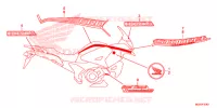 T (2) pour Honda CROSSTOURER 1200 L 2015