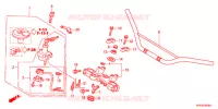 GUIDON   TE DE FOURCHE pour Honda XR 250 TORNADO 4LA 2014