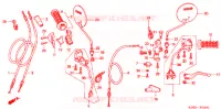LEVIER DE GUIDON   CABLE   COMMODO pour Honda XR 250 TORNADO 4LA 2014