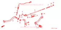 PEDALE pour Honda XR 250 TORNADO 4LA 2014