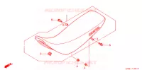 SELLE pour Honda XR 250 TORNADO 4LA 2014