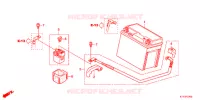 BATTERIE pour Honda CBR 125 RED 2013