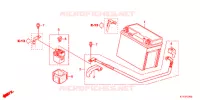 BATTERIE pour Honda CBR 125 ROUGE 2013