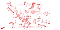GUIDON   TE DE FOURCHE pour Honda CBR 125 ROUGE 2013