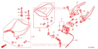 SELLE pour Honda CBR 125 ROUGE 2013
