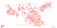 CULASSE pour Honda CBR 125 RED 2013