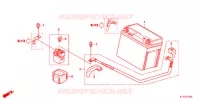BATTERIE pour Honda CBR 125 WHITE 2013