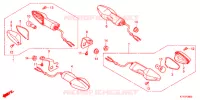 CLIGNOTANT pour Honda CBR 125 BLANC 2013