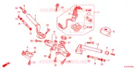 GUIDON   TE DE FOURCHE pour Honda CBR 125 REPSOL 2013