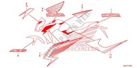 AUTOCOLLANTS pour Honda CB 650 F ABS TRICOLOR 2014