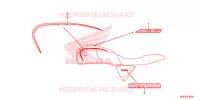 AUTOCOLLANTS pour Honda CB 1100 ABS 2015