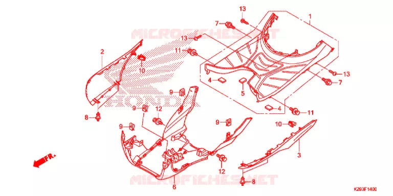 MARCHE PIEDS Honda SCOOTER 125 SH 2016  ANC125F