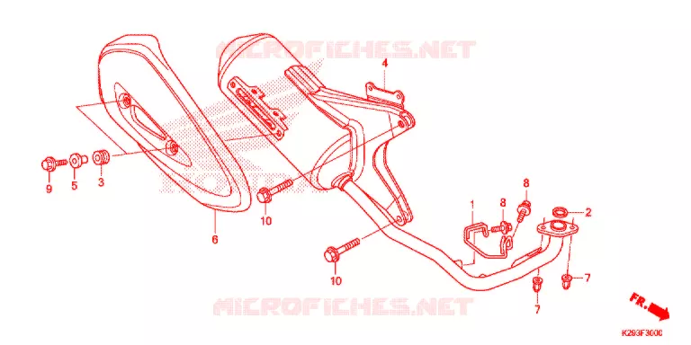 SILENCIEUX D'ECHAPPEMENT Honda SCOOTER 125 SH 2016  ANC125F
