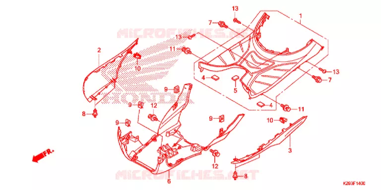 MARCHE PIEDS Honda SCOOTER 125 SH 2017  ANC125F
