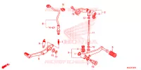 PEDALE pour Honda CBR 500 R 2014