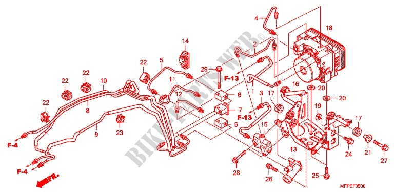 MODULATEUR ABS pour Honda CB 1300 ABS FAIRING 2010