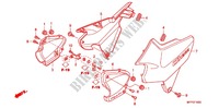 COUVERCLES LATERAUX pour Honda CB 1300 ABS, TETE DE FOURCHE 2012
