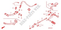 PEDALE pour Honda CB 1300 ABS, TETE DE FOURCHE 2012