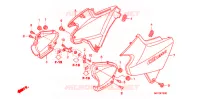 COUVERCLES LATERAUX pour Honda CB 1300 SUPER FOUR 2009