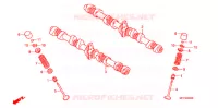 ARBRE A CAMES   SOUPAPE pour Honda CB 1300 SUPER FOUR 2009
