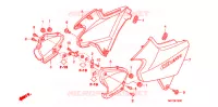 COUVERCLES LATERAUX pour Honda CB 1300 SUPER FOUR 2009