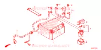 BATTERIE pour Honda VFR 1200 WHITE 2016