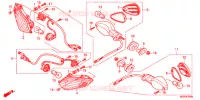 CLIGNOTANT pour Honda CBR 1000 RR ABS 2012