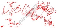 TETE DE FOURCHE pour Honda CBR 500 R ABS TRICOLOR 2015