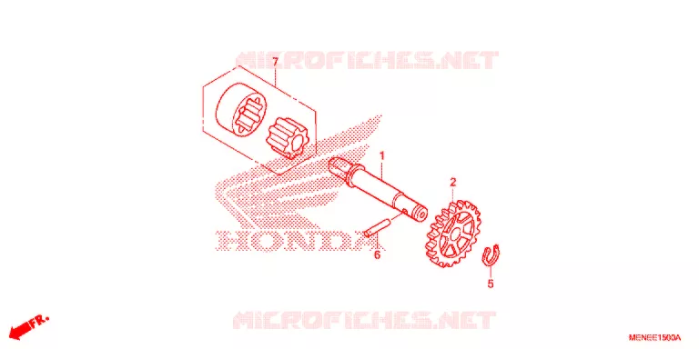 POMPE A HUILE Honda MOTO 450 CRF 2017  CRF450RG