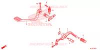 PEDALE pour Honda F6B 1800 GOLD WING 3GS 2015