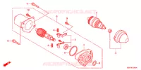 DEMARREUR (MITSUBA) pour Honda VISION 50 R REPSOL 2015