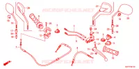 LEVIER DE GUIDON   CABLE   COMMODO pour Honda VISION 50 R REPSOL 2015