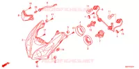PHARE (NSC502WH/T2) pour Honda VISION 50 R REPSOL 2015