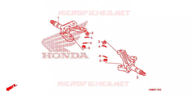ARBRE DE ROUE  Honda ATV 250 FOURTRAX 2013  TRX250TED