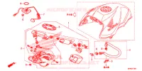 POMPE A ESSENCE pour Honda CB 1000 R ABS RED SIENA 2016